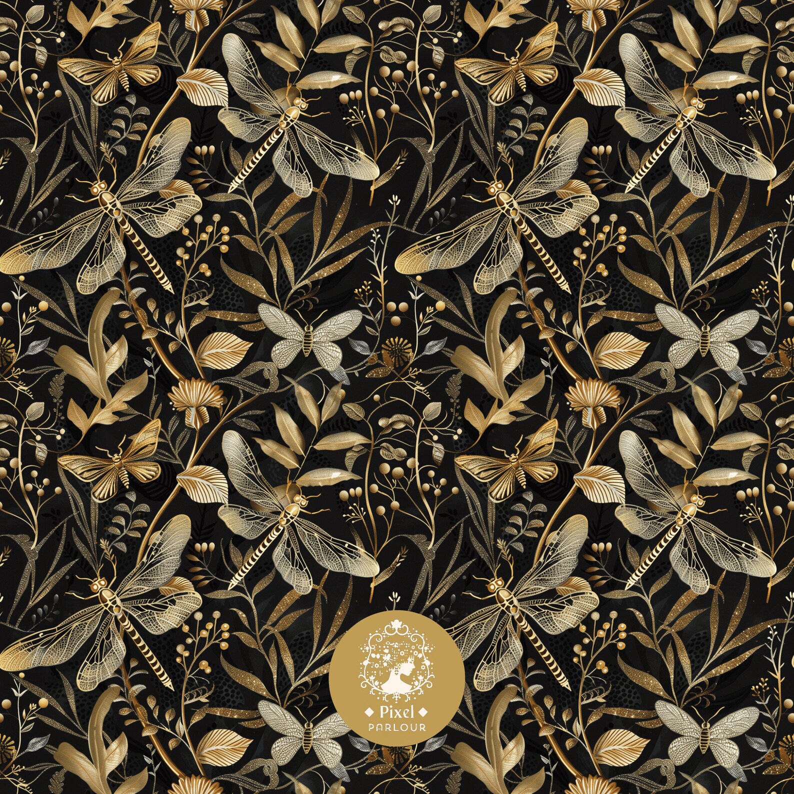 Dragonfly Pattern Dragonfly Seamless Pattern Wallpaper Dragonflies Png ...