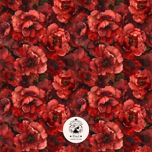 Rose Seamless Pattern ravishing roses pattern rose botanical print rose digital paper rose pattern png rose repeat pattern gothic rose wall