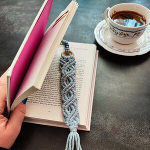 Macrame PATTERN - Bookmark Tutorial, written PDF with Pictures and Knot Guide, friendly for Beginners, digital download