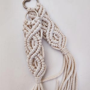 Simple Boho Macramé Keychain PDF Tutorial | 20-page DIY Guide With Step ...