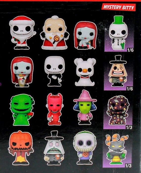 Funko Bitty Pop Nightmare Before Christmas Jack Skellington Santa Claus