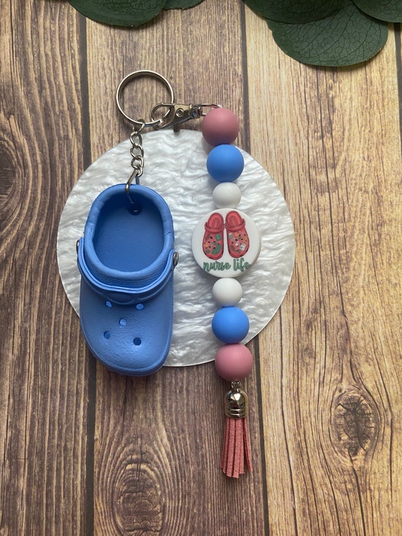 Rubber clog keychain clearance