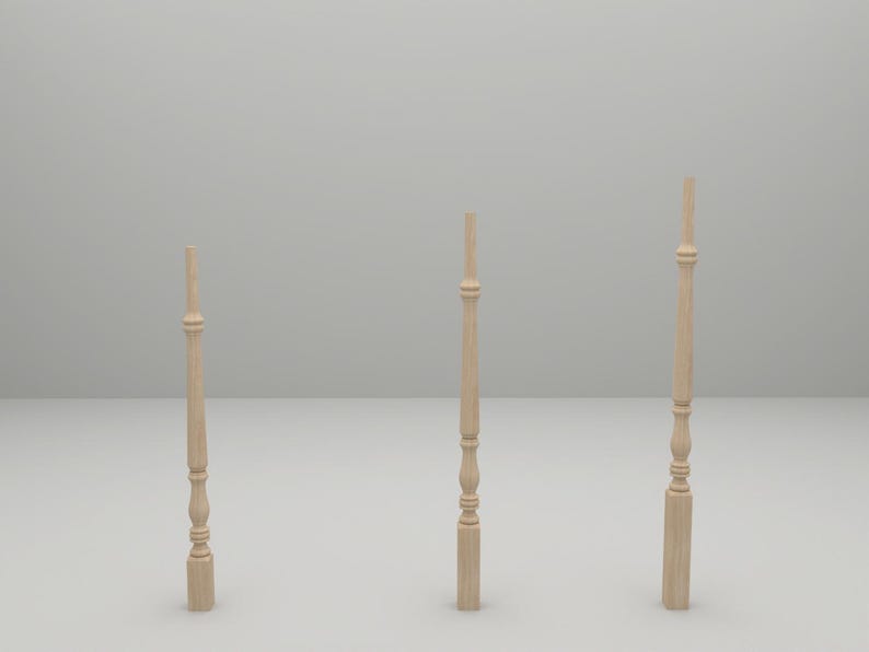 Ralling Posts, Balusters, Wood Lathe, Stair Railing, Wooden Stair