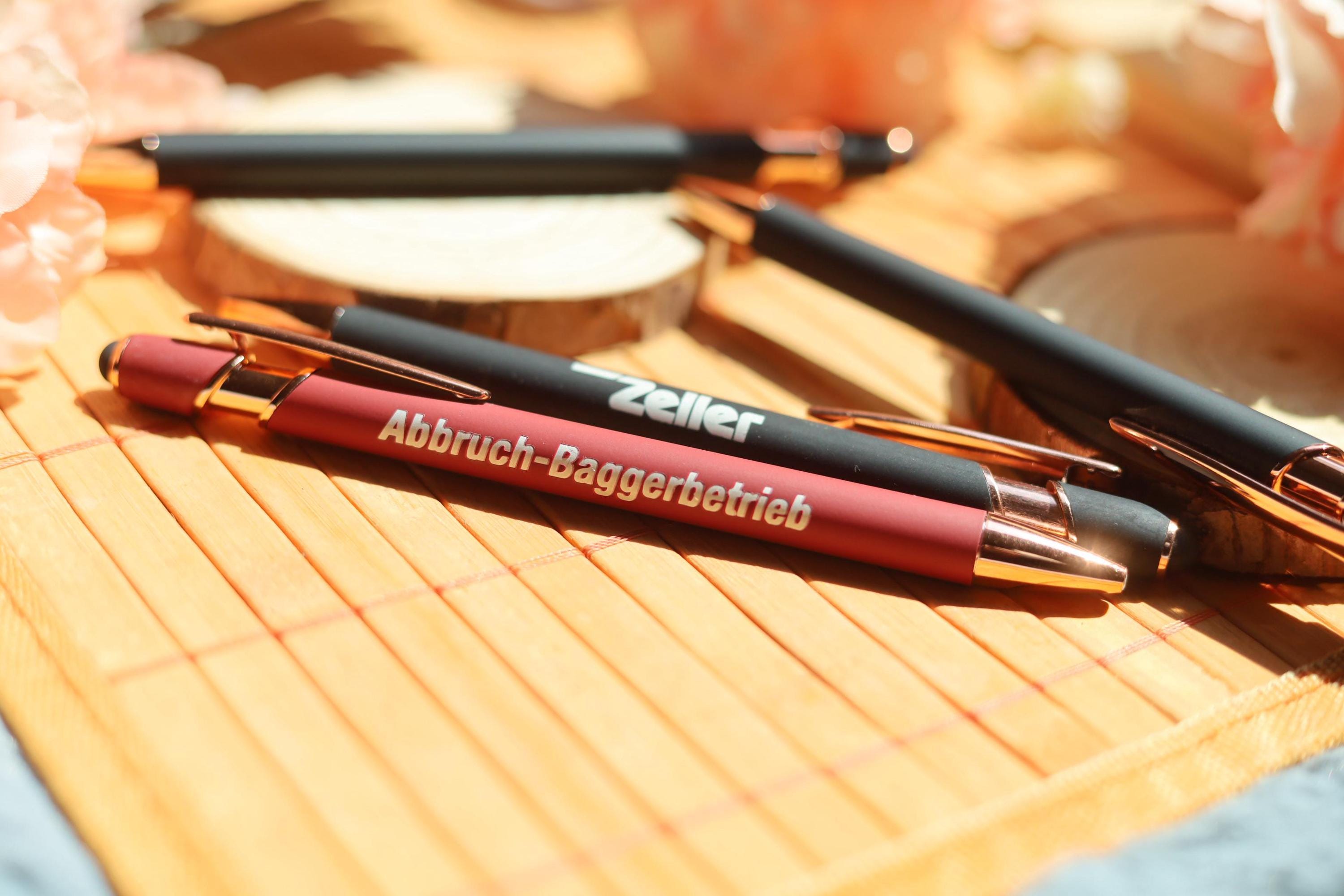 100 Stück Bambus Kugelschreiber – Personalisierte Holzstifte Mit Schwarzer Tinte (13,5 Cm), Umweltfreundlich