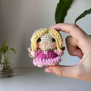 Flower Fairy Crochet Pattern PDF | Magical Fairy Doll Amigurumi Tutorial | Keychain Pattern | Instant Download