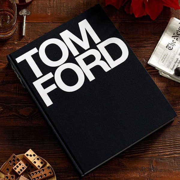 Tom Ford Book Box, Decorative Book Box,Home Luxury Book Box,Openable Storage Fake Book Box,Coffee Table Books Gift Fashion  Book Box