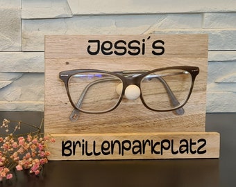 Brillenhalter aus Holz