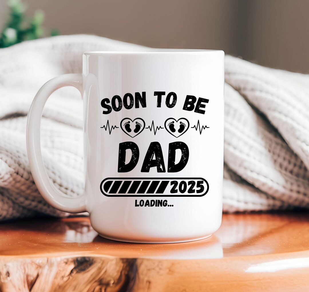 Soon to Be Twin Dad 2025 Mug, New Dad Gift, Father to Be Mugs, Daddy to — free download