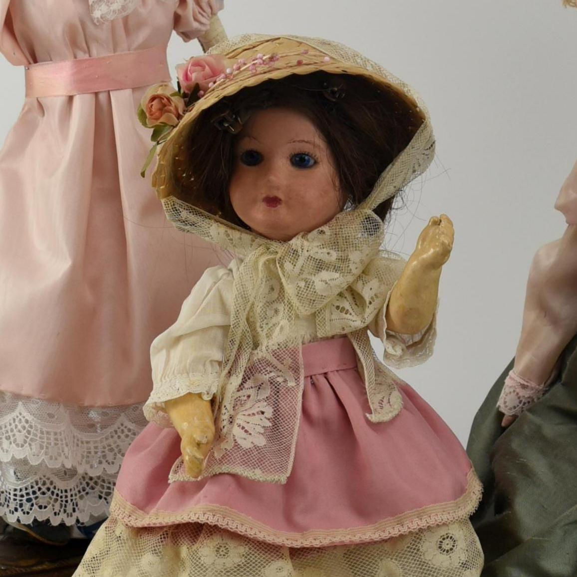 PETITE POUPÉE SFBJ 60 Paris 10/0 COIFFE charentes Antic doll