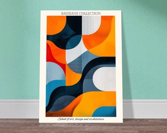 Tableau Bauhaus, Poster Bauhaus, Affiche Bauhaus, architecture Bauhaus, Bauhaus art, Bauhaus style, Bauhaus frame