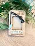 Father’s Day Magnet | We hooked the best | Fishing | Fisherman | Dad | Grandpa | Papa | Opa | Picture Frame | Grandkids Gift | Magnet product logo