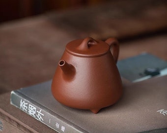 Tetera china Yixing hecha a mano Zisha Zhu Clay Zhu Ni de 170cc, tetera Gongfu "Gao Shi Piao"
