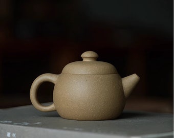 150cc chinese Yixing Handmade Zisha Green Clay Lv Ni teapot "Kuan Kou Wen Dan" Gongfu Teapot tea pot