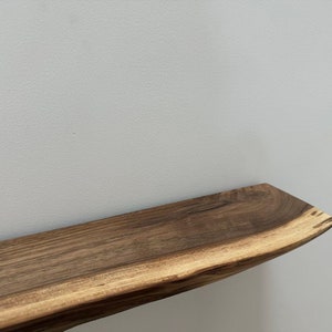 Wandregal, schwebendes Regal, schwebendes Wandregal, schwebendes Holzregal, Regal für Pflanzgefäß, Bücherregal aus Holz, Regale nach Maß, moderne Regale
