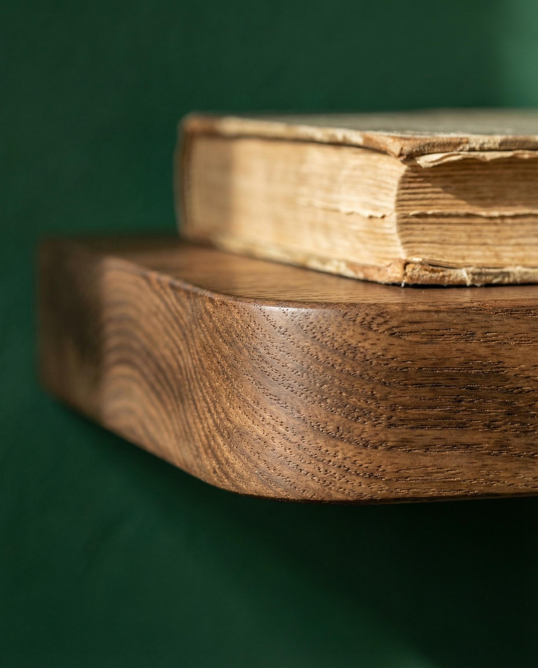 Modern Floating Bookshelf With Rounded Edges, Minimalist Wall Shelf - Etsy
