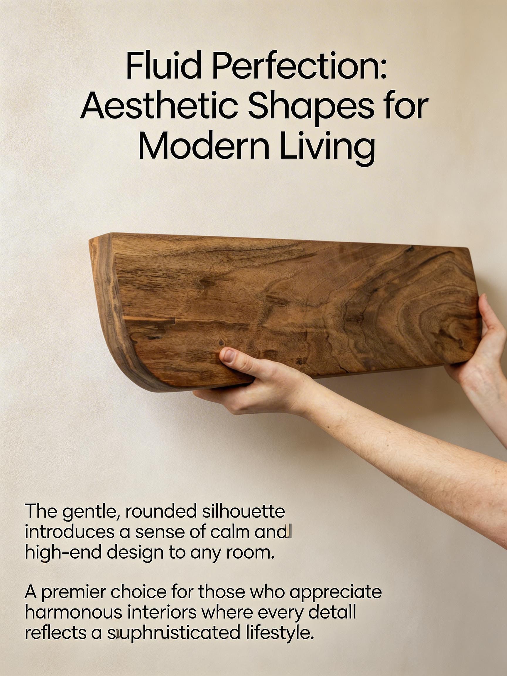 Modern Floating Bookshelf With Rounded Edges, Minimalist Wall Shelf - Etsy