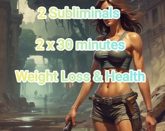 STRONG EFFECT! 2x Subliminal + Subliminal Silient x2 30 minutes- Weight Loss