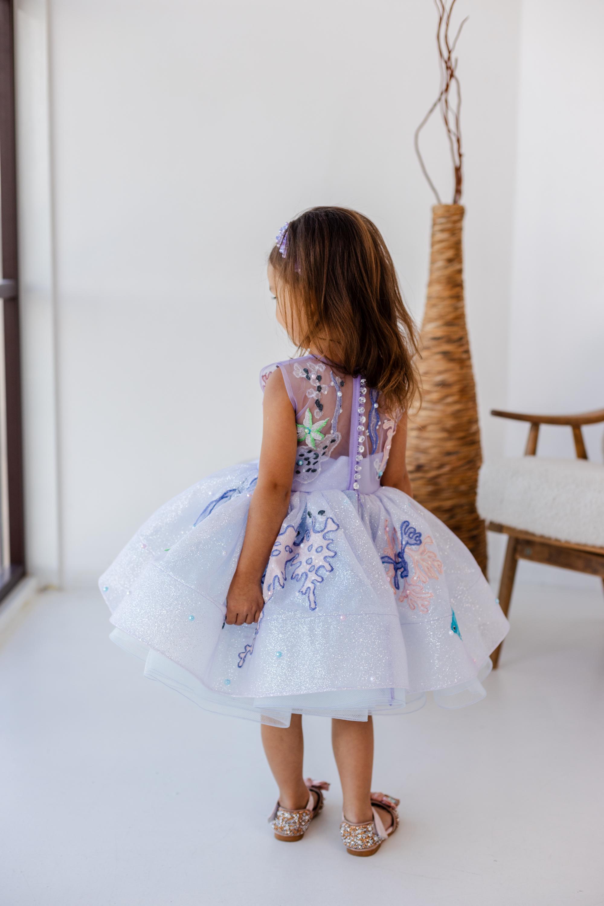Mermaid Galaxy Print Dress