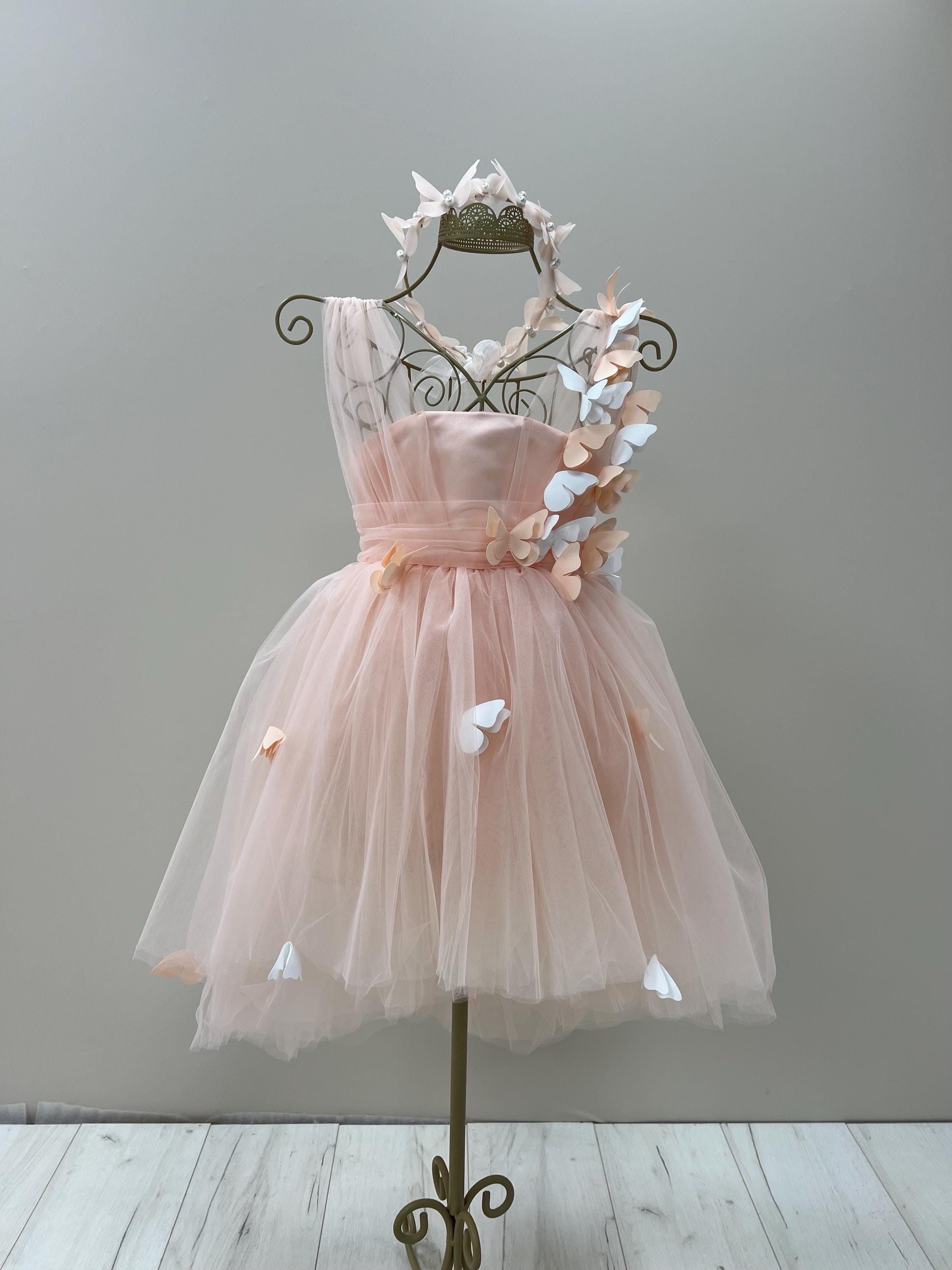Babyhug Woven Sleeveless Party Dress with Floral Applique - Lavender