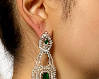 Emerald Drop Earrings