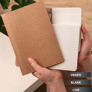 Refillable Paper Blocks for Leather Notebooks