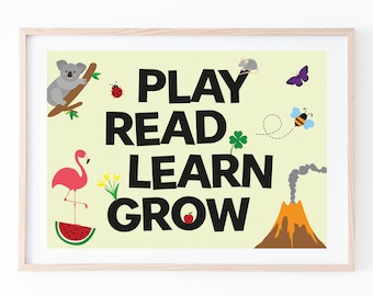 Children's Motivational Poster - Instant Download