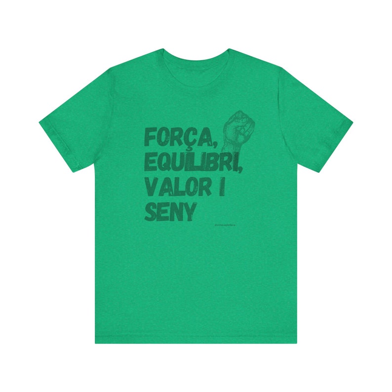 Camiseta castellera unisex, força, equilibri, valor y seny imagen 7