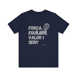 Unisex castellera t-shirt, força, equilibri, valor and seny image 8