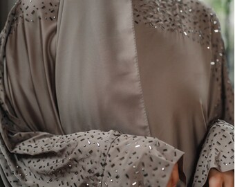 Embellished Crystal Abaya