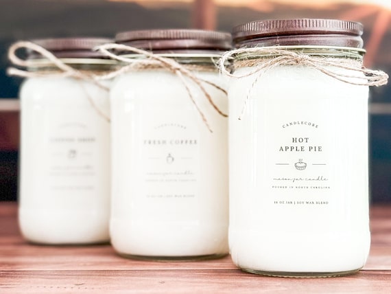 Pumpkin Cinnamon Bun Scented Soy Candle