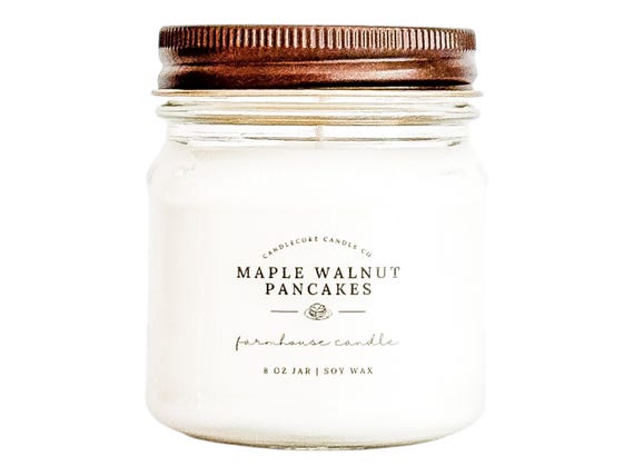 Maple Walnut Pancakes Scented Soy Candle