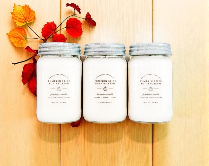 Amber & Driftwood Scented Soy Candle