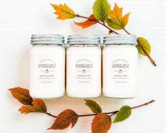 Oakmoss & Amber Scent: Farmhouse Mason Jar 100% Soy Candle
