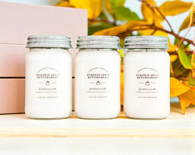 Butterscotch Brulee Scented Soy Candle