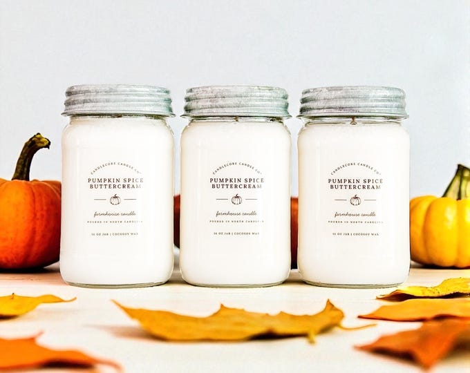 Cherry Almond Scented Soy Candle