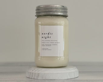 Nordic Night | Quiet Luxury Pure Soy Candle | Hand Poured Natural Clean Candle