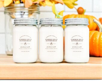 Pumpkin Butter Scented Soy Candle