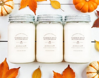 Spring & Summer 2025 Scents: Farmhouse Mason Jar 100% Soy Candles
