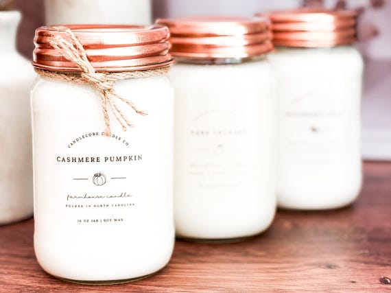 Holiday Scented Soy Candles