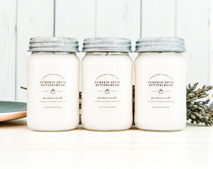 Cashmere Vanilla Scented Soy Candle