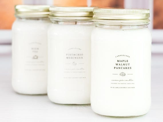 Olive Leaf & Citron Scented Soy Candle