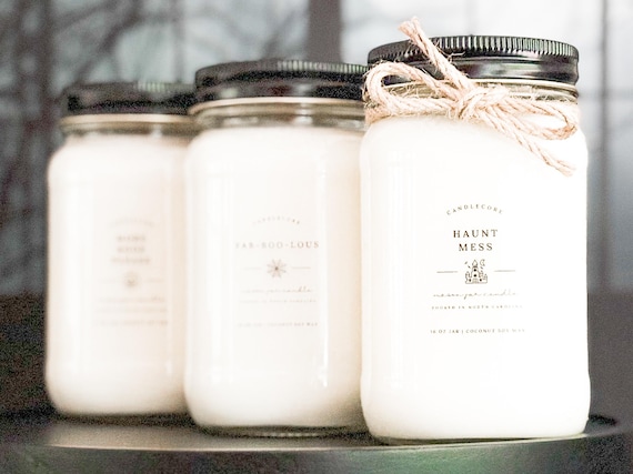 Gothic Glam Collection Scented Soy Candles