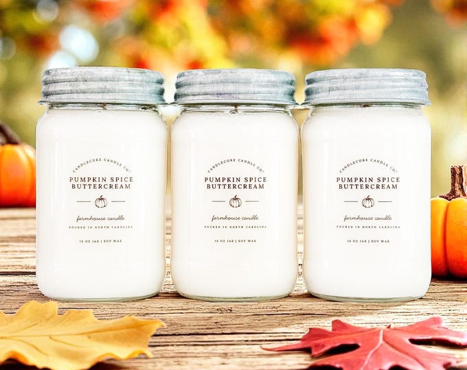 Black Violet & Saffron Scented Soy Candle