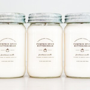 Citrus Agave Scent: Farmhouse Mason Jar 100% Soy Candle