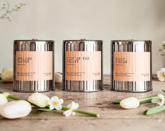 Spring Soy Candles: Farmhouse Tin, Choose Your Scent Part 1