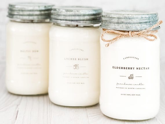 Winter Scented Soy Candles