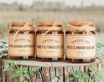 100% Soy Candles - Scents C/D/E
