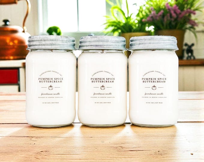 Basil Scented Soy Candle