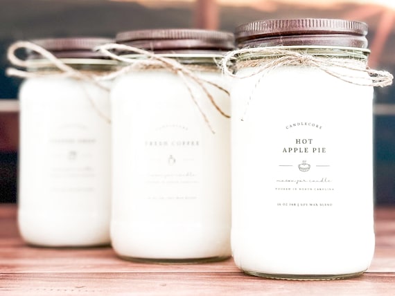 Gingerbread Scented Soy Candle