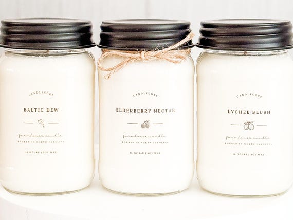 Black Sea Scented Soy Candle